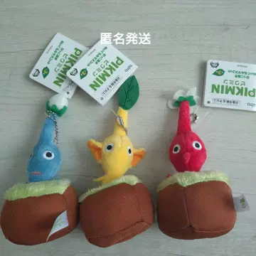 피크민 뽑기 봉제 인형 마스코트 3종 세트