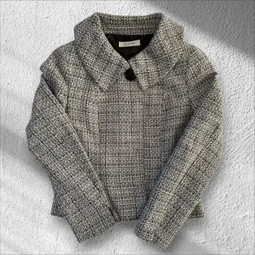 [ 새상품급 ] 고급 트위드 자켓 모노톤 세레모니 포멀 [ F78 ]