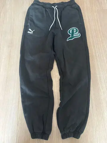 PUMA 스웨트 팬츠 S 블랙