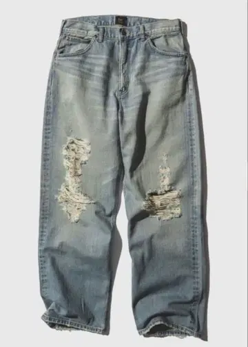 BEAMS [별주] Lee / 101 크러쉬 데님 팬츠