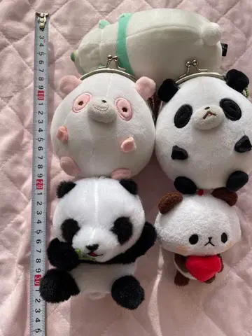 귀여운 봉제 인형 5체 세트