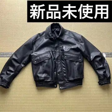 ZARA 블랙 가죽 자켓