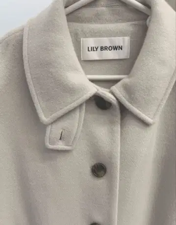 LILY BROWN 코트 아이보리 릴리 브라운