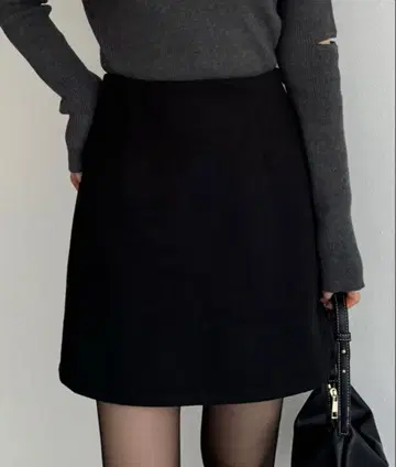 callautia 울라이크 기모 미니 스커트