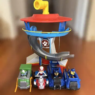 파우 패트롤 파우 스테이션과 캐릭터 세트