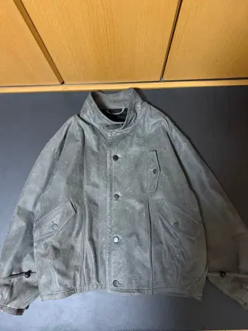 ssstein COW NUBUCK LEATHER BLOUSON