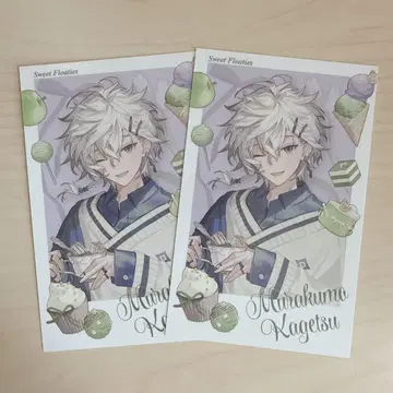 sweet floaties 니지산지 무라쿠모 카게츠 폴라로이드풍 카드