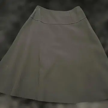 miss ashida 블랙 플레어 스커트 무릎 기장 사이즈 7호