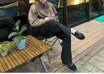 브라운 가죽 싱글 라이더 자켓