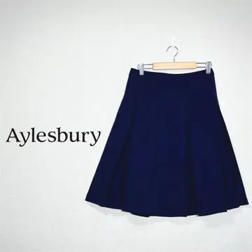 앨리스버리 플리츠 스커트 포멀 오피스 출퇴근 네이비 9호