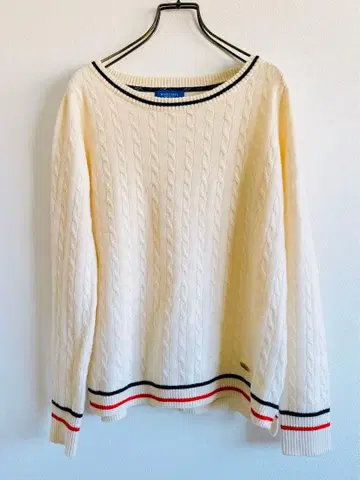 BLUE LABEL CRESTBRIDGE 케이블 짜임 니트 38