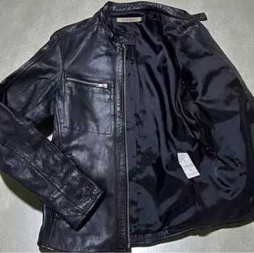 스테디셀러 저널 스탠다드 가죽 자켓 싱글 라이더 양가죽 M 블랙