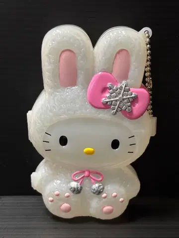 헬로키티 홋카이도 한정 눈 토끼 케이스 스트랩 2000 레어