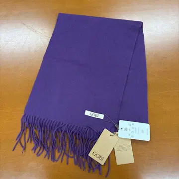 GOBI 캐시미어 100% 머플러 택 포함