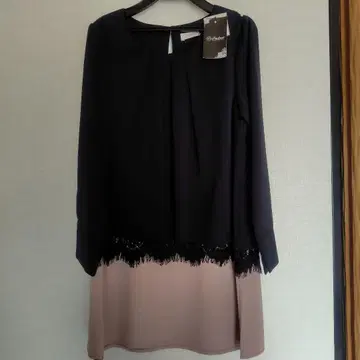 새상품! 블랙과 더스티 핑크 튜닉