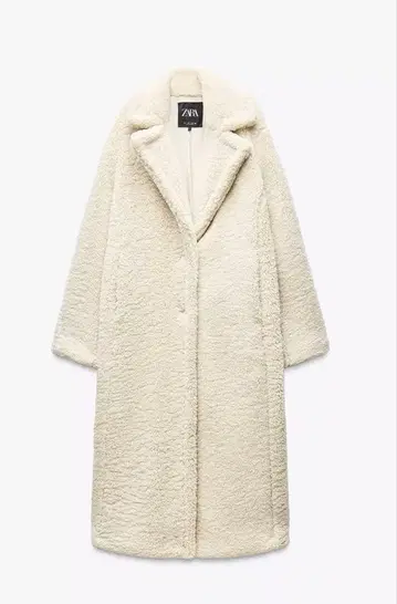ZARA 롱 기장 보아 코트