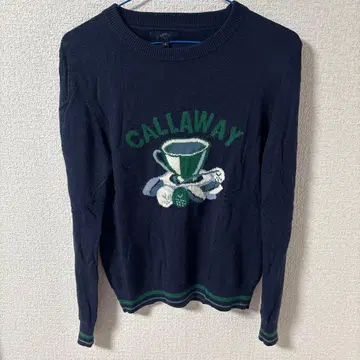 캘러웨이 네이비 스웨터 M 여성용