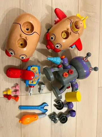 호빵맨 조립 다다단 세트 예비 나사 나사 나사 나사