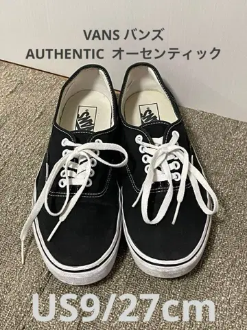 VANS 반스 AUTHENTIC 오센틱 블랙 27.5cm
