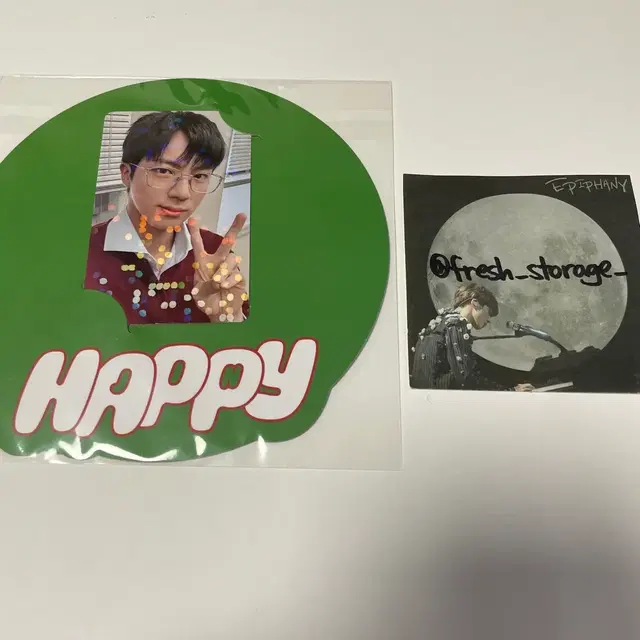 방탄소년단 석진 해피 일본 재팬 위버스 팬클럽 특전 포카 FC