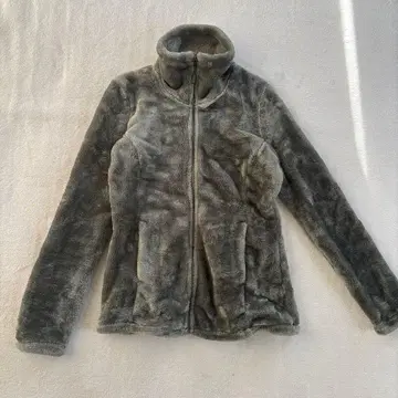 그레이 플리스 자켓 풀 집업