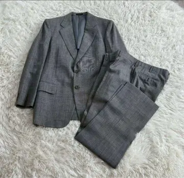 THREE-M 쓰리엠 캐주얼 수트 상하의 셋업 그레이 체크 무늬