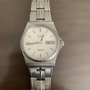 Chronos 쿼츠 손목시계 실버