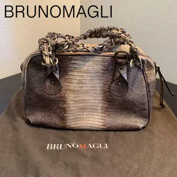 브루노말리 가죽 체인 핸들 백