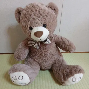 브라운색 곰 봉제 인형