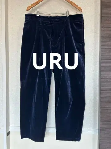 URU 네이비 벨로아 팬츠