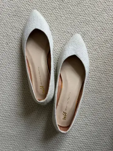 빅 사이즈 스틸레토 펌프스 메탈릭 힐