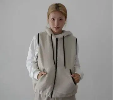 시마무라 hideka 콜라보 보아 후디 베스트 L