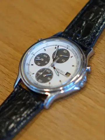 세이코 크로노그래프 [ 7T27-6A00 ] 팬더 가동 앤티크