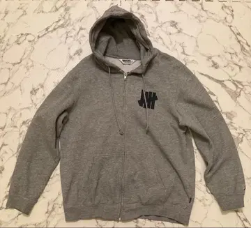 UNDEFEATED 그레이 집업 후드티 L 사이즈