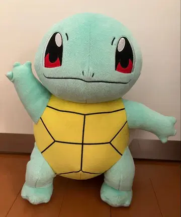 [택 포함] 포켓몬스터 썬&문 메가 사이즈 꼬부기 봉제 인형