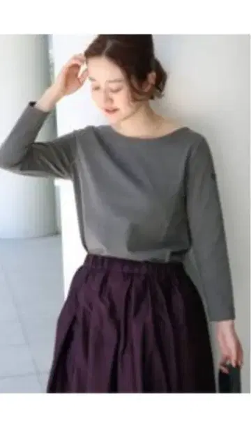 [ LE MINOR/루미노아 ] 별주 풀오버 그레이