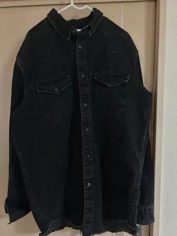 ZARA MAN 블랙 데님 자켓 XL