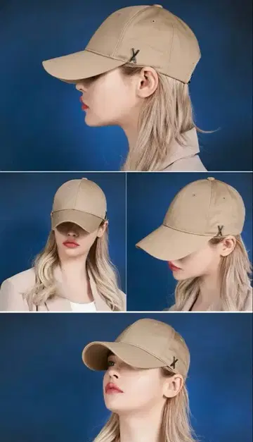 새상품급 VARZAR 캡 베이지