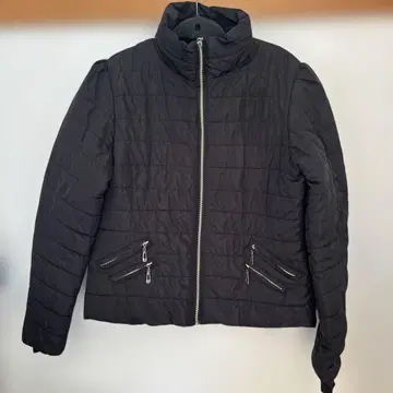 경량 따뜻한 패딩 자켓 블랙