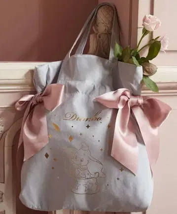 메종 드 플뢰르 덤보 더블 리본 토트백