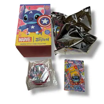 새상품 cosbi 스티치 마블 아이언맨 피규어 코스비