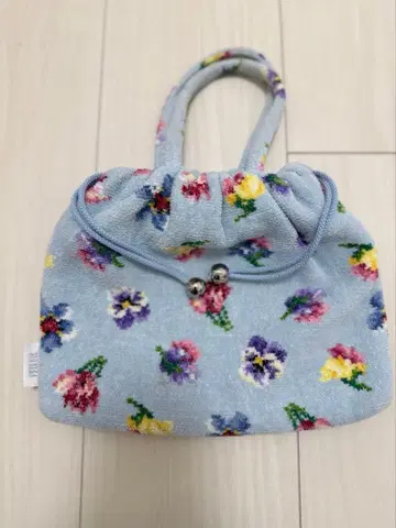 라 슈슈 손잡이 복조리 스카이블루 파우치