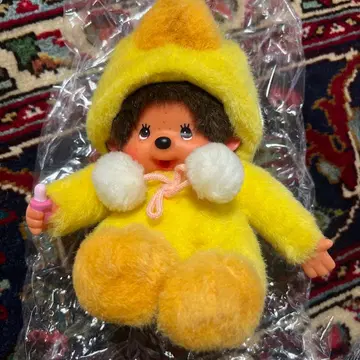 푹신푹신 옐로우 컬러 봉제 인형 미니 보틀 포함