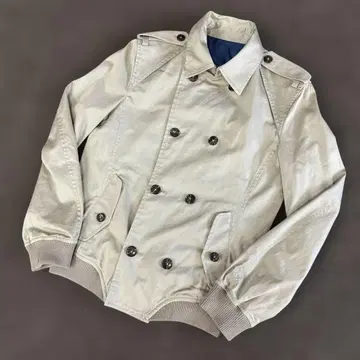 ABAHOUSE 트렌치코트 베이지 더블 브레스트 아바하우스