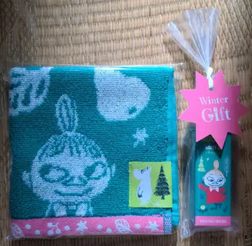 무이와 무민 타월 손수건 모이스트립