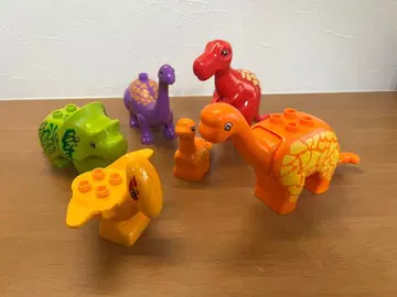 컬러풀 공룡형 완구 6체 세트