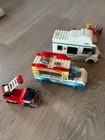 LEGO 아이스크림 트럭 소방차 비행기 세트