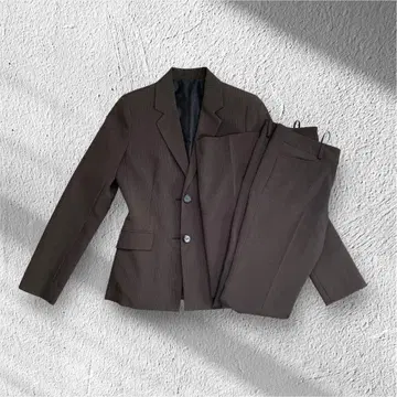 다크 브라운 상하의 세트 수트