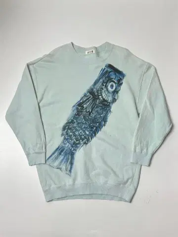 80년대 I.S. ISSEY MIYAKE 물고기 트레이닝복 민트 그린 9