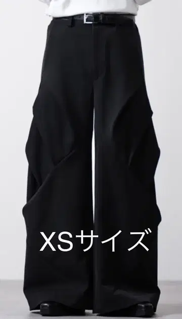 [ CLEL ] 프라임 TR 3D 턱 팬츠 XS 사이즈 블랙